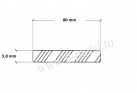Platbanda aluminiu 80x5.0 mm  1